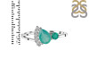 Green Onyx & White Topaz Ring GRO-RDR-453.