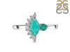 Green Onyx & White Topaz Ring GRO-RDR-454.