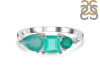 Green Onyx & White Topaz Ring GRO-RDR-455.
