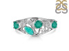 Green Onyx & White Topaz Ring GRO-RDR-459.