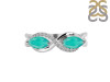 Green Onyx & White Topaz Ring GRO-RDR-461.