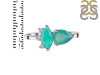 Green Onyx & White Topaz Ring GRO-RDR-464.