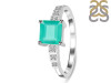 Green Onyx & White Topaz Ring GRO-RDR-472.