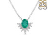Green Onyx & White Topaz Necklace GRO-RN-72.