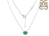 Green Onyx & White Topaz Necklace GRO-RN-85.
