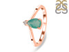 Green Onyx & White Topaz Ring GRO-RR-374.