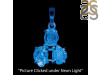 Petroleum Herkimer Diamond Pendant-2SP HDP-1-60