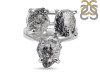Petroleum Herkimer Diamond Rough Ring-R-Size-6 HDP-2-223