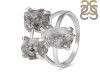Petroleum Herkimer Diamond Rough Ring-R-Size-8 HDP-2-228