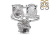 Petroleum Herkimer Diamond Rough Ring-R-Size-8 HDP-2-231