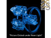Petroleum Herkimer Diamond Rough Ring-R-Size-7 HDP-2-240