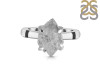 Petroleum Herkimer Diamond Rough Ring-R-Size-8 HDP-2-322