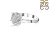 Petroleum Herkimer Diamond Rough Ring-R-Size-8 HDP-2-330