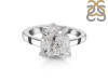 Petroleum Herkimer Diamond Rough Ring-R-Size-8 HDP-2-372