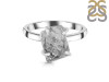 Petroleum Herkimer Diamond Rough Ring-R-Size-8 HDP-2-407