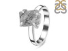 Petroleum Herkimer Diamond Rough Ring-R-Size-8 HDP-2-407