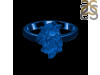 Petroleum Herkimer Diamond Rough Ring-R-Size-7 HDP-2-413