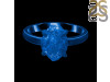 Petroleum Herkimer Diamond Rough Ring-R-Size-7 HDP-2-440