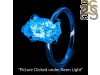 Petroleum Herkimer Diamond Rough Ring-R-Size-8 HDP-2-49