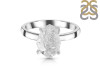 Petroleum Herkimer Diamond Rough Ring-R-Size-8 HDP-2-491