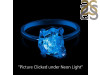 Petroleum Herkimer Diamond Rough Ring-R-Size-8 HDP-2-55