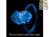 Petroleum Herkimer Diamond Rough Ring-R-Size-8 HDP-2-64