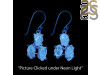 Petroleum Herkimer Diamond Rough Earring-2E HDP-3-1