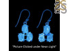 Petroleum Herkimer Diamond Rough Earring-2E HDP-3-10