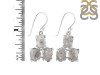 Petroleum Herkimer Diamond Rough Earring-2E HDP-3-117