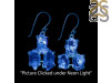 Petroleum Herkimer Diamond Rough Earring-2E HDP-3-118