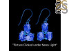 Petroleum Herkimer Diamond Rough Earring-2E HDP-3-120