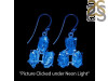 Petroleum Herkimer Diamond Rough Earring-2E HDP-3-123