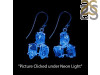 Petroleum Herkimer Diamond Rough Earring-2E HDP-3-125