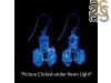Petroleum Herkimer Diamond Rough Earring-2E HDP-3-128