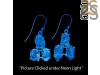 Petroleum Herkimer Diamond Rough Earring-2E HDP-3-130