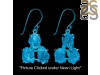 Petroleum Herkimer Diamond Rough Earring-2E HDP-3-138