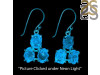 Petroleum Herkimer Diamond Rough Earring-2E HDP-3-141