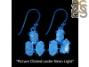Petroleum Herkimer Diamond Rough Earring-2E HDP-3-17