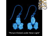 Petroleum Herkimer Diamond Rough Earring-2E HDP-3-18