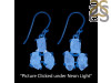 Petroleum Herkimer Diamond Rough Earring-2E HDP-3-19