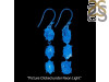 Petroleum Herkimer Diamond Rough Earring-2E HDP-3-200