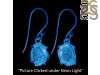 Petroleum Herkimer Diamond Rough Earring-E HDP-3-224