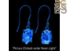 Petroleum Herkimer Diamond Rough Earring-E HDP-3-243