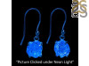Petroleum Herkimer Diamond Rough Earring-E HDP-3-244