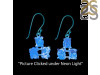 Petroleum Herkimer Diamond Rough Earring-2E HDP-3-27