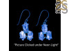 Petroleum Herkimer Diamond Rough Earring-2E HDP-3-29