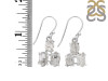 Petroleum Herkimer Diamond Rough Earring-2E HDP-3-3