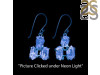 Petroleum Herkimer Diamond Rough Earring-2E HDP-3-30