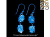 Petroleum Herkimer Diamond Rough Earring-2E HDP-3-313