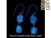 Petroleum Herkimer Diamond Rough Earring-2E HDP-3-318